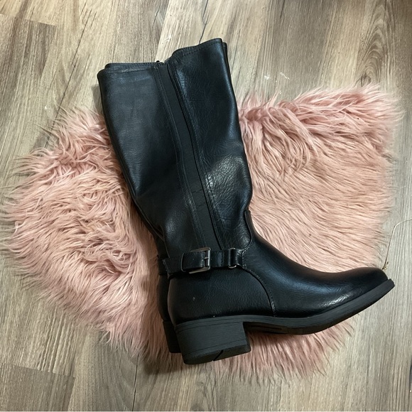 Croft & Barrow Black High Top Boots Size 6 NIB - Picture 4 of 7